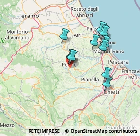 Mappa Via F. Fontinori, 65017 Penne PE, Italia (13.2175)