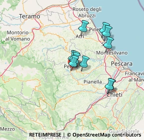 Mappa Via F. Fontinori, 65017 Penne PE, Italia (10.93636)