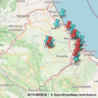 Mappa Via F. Fontinori, 65017 Penne PE, Italia (17.40053)