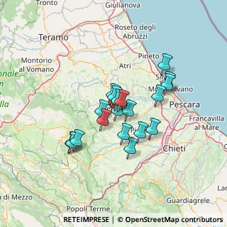 Mappa Via F. Fontinori, 65017 Penne PE, Italia (10.65474)