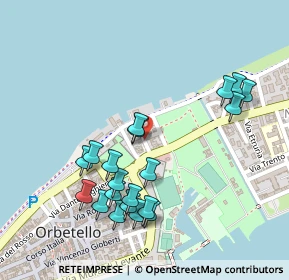 Mappa Via Porta Medina, 58015 Orbetello GR, Italia (0.263)