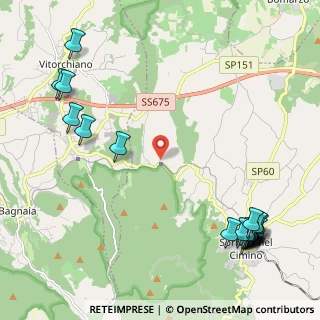 Mappa Località Fornacchia, 01038 Soriano nel Cimino VT, Italia (3.2445)