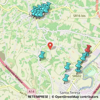 Mappa Via Valle Tornello, 65010 Spoltore PE, Italia (1.5525)