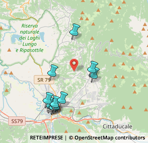 Mappa Via Torre Chiavelloni, 02100 Rieti RI, Italia (4.22909)