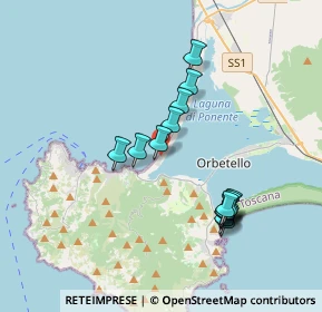 Mappa Via del Grecale, 58015 Orbetello GR, Italia (3.53667)