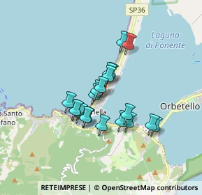 Mappa Via del Grecale, 58015 Orbetello GR, Italia (1.345)