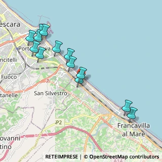 Mappa Viale Monte Sirente, 66023 Francavilla al Mare CH, Italia (2.31615)