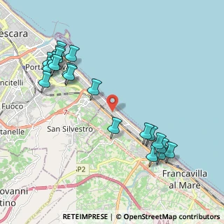 Mappa Viale Monte Sirente, 66023 Francavilla al Mare CH, Italia (2.4955)