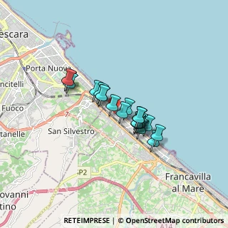 Mappa Viale Monte Sirente, 66023 Francavilla al Mare CH, Italia (1.2065)