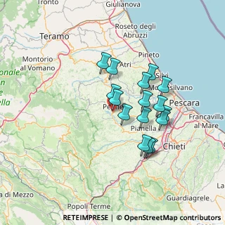 Mappa Contrada San Salvatore, 65017 Penne PE, Italia (11.96375)