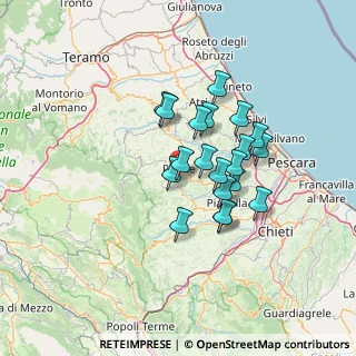 Mappa Contrada San Salvatore, 65017 Penne PE, Italia (11.0205)