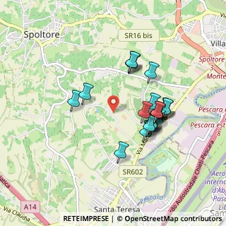 Mappa Via Castellani, 65010 Spoltore PE, Italia (0.84348)