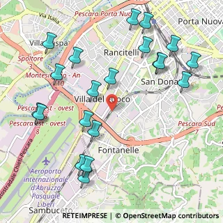 Mappa Via Po, 65129 Pescara PE, Italia (1.3015)