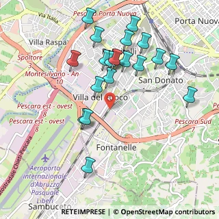 Mappa Via Po, 65129 Pescara PE, Italia (1.0505)
