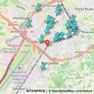 Mappa Via Po, 65129 Pescara PE, Italia (1.116)