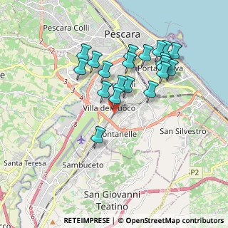 Mappa Via Po, 65129 Pescara PE, Italia (1.7925)
