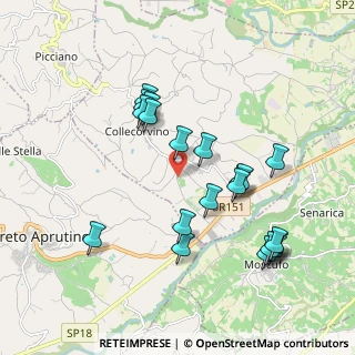 Mappa Strada dei Fiori, 65010 Collecorvino PE, Italia (2.018)