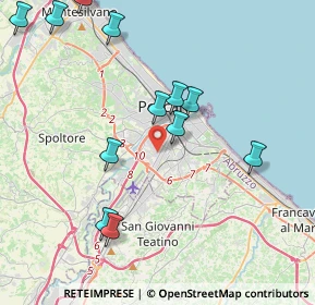 Mappa Via Adda, 65128 Pescara PE, Italia (4.76417)