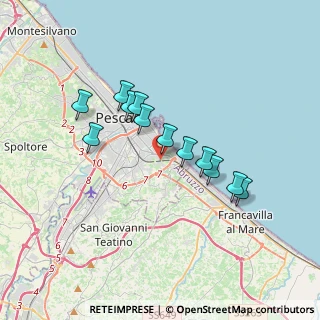 Mappa Via Notturno, 65129 Pescara PE, Italia (3.08917)