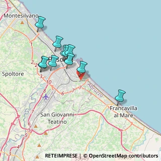 Mappa Via Notturno, 65129 Pescara PE, Italia (3.63455)