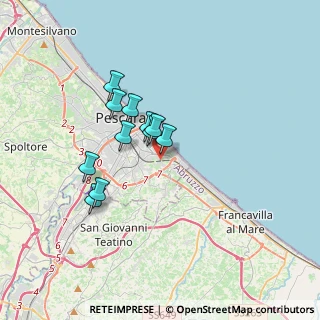Mappa Via Notturno, 65129 Pescara PE, Italia (2.79636)