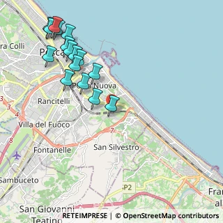 Mappa Via Notturno, 65129 Pescara PE, Italia (2.49375)