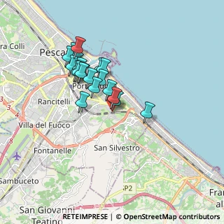 Mappa Via Notturno, 65129 Pescara PE, Italia (1.5445)
