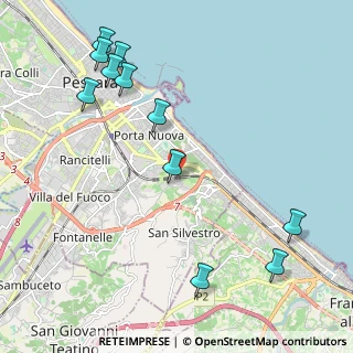 Mappa Via Notturno, 65129 Pescara PE, Italia (2.71727)