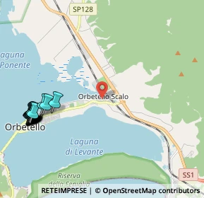 Mappa Via Franco Baghini, 58015 Orbetello GR, Italia (3.0115)