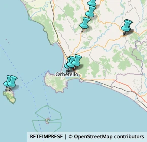 Mappa Via Serafino de Tivoli, 58015 Orbetello GR, Italia (18.19167)