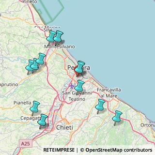 Mappa Via Tiburtina Valeria, 65129 Pescara PE, Italia (9.40214)