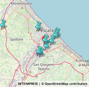 Mappa Via Tiburtina Valeria, 65129 Pescara PE, Italia (3.78455)
