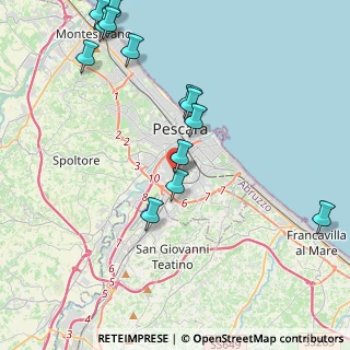 Mappa Via Tiburtina Valeria, 65129 Pescara PE, Italia (5.08308)
