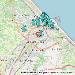 Mappa Via Tiburtina Valeria, 65129 Pescara PE, Italia (1.756)