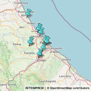 Mappa Via Tiburtina Valeria, 65129 Pescara PE, Italia (10.40091)