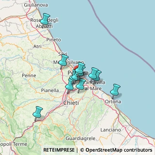 Mappa Via Tiburtina Valeria, 65129 Pescara PE, Italia (10.43083)