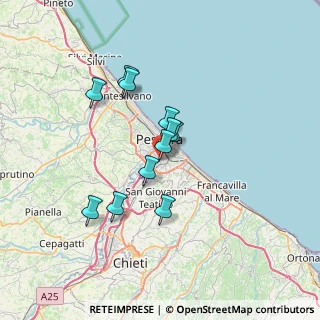 Mappa Via Alessandro Volta, 65129 Pescara PE, Italia (5.69455)