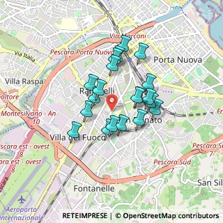 Mappa Via Alessandro Volta, 65129 Pescara PE, Italia (0.694)