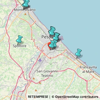Mappa Via Alessandro Volta, 65129 Pescara PE, Italia (3.78923)