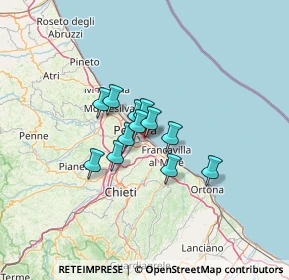 Mappa Str. Colle Pineta, 65129 Pescara PE, Italia (8.0925)