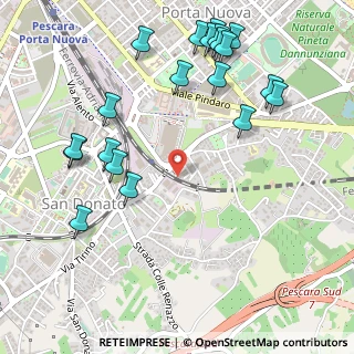 Mappa Via Ofanto, 65129 Pescara PE, Italia (0.661)