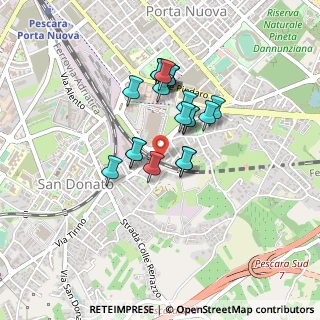 Mappa Via Ofanto, 65129 Pescara PE, Italia (0.344)