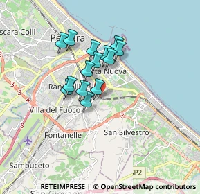 Mappa Via Ofanto, 65129 Pescara PE, Italia (1.32571)