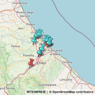 Mappa Via Ofanto, 65129 Pescara PE, Italia (7.78727)