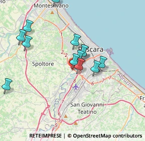 Mappa Viale Europa, 65010 Case Splendiani PE, Italia (3.57462)