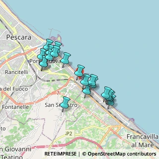 Mappa Viale Alcione, 65129 Pescara PE, Italia (1.7315)