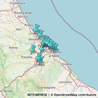 Mappa Viale Alcione, 65129 Pescara PE, Italia (7.18)