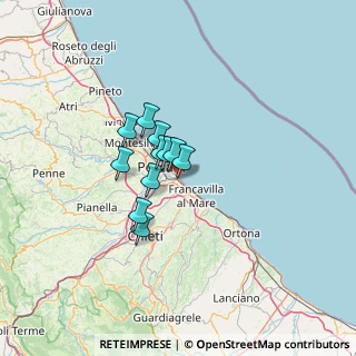 Mappa Viale Alcione, 65129 Pescara PE, Italia (8.33545)