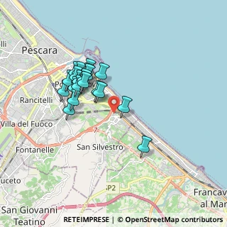 Mappa Via Cesare de Lollis, 65129 Pescara PE, Italia (1.6095)