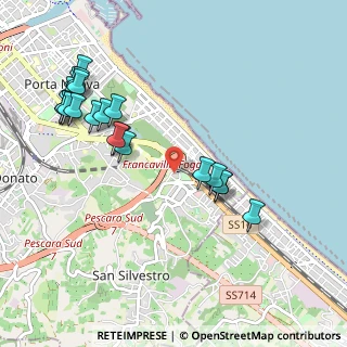 Mappa Via Cesare de Lollis, 65129 Pescara PE, Italia (1.181)